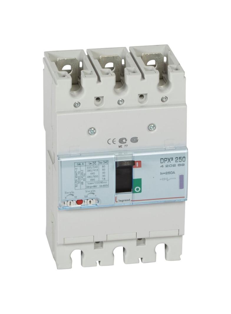 Wyłącznik DPX3 250 3P 250A 50Ka 420269 LEGRAND