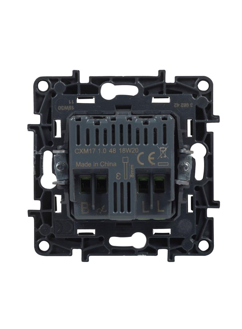 Niloe Step - ściemniacz obrotowy 2-przewodowy- kolor aluminium, Legrand