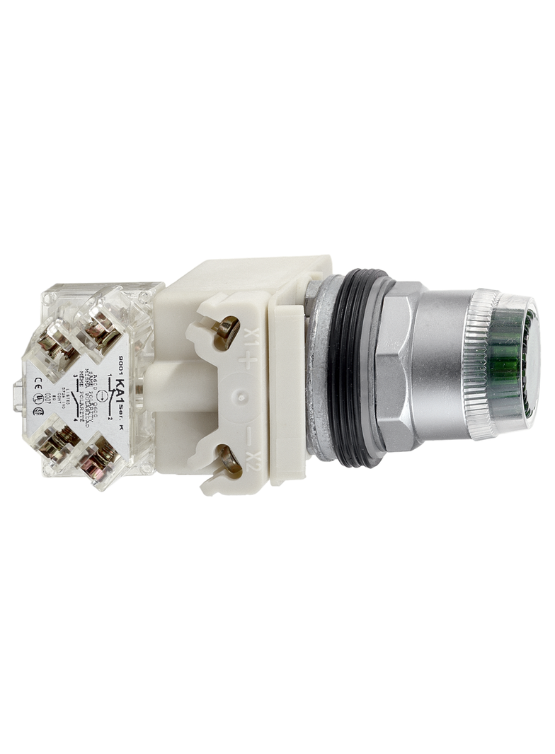 Harmony 9001K Przycisk kryty 600V AC, 10A, O30 9001K1L38LRRH13