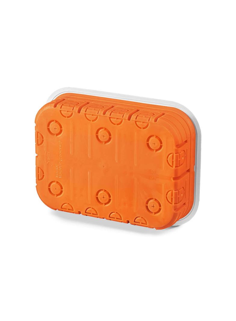 M6x60FP Puszka podtynkowa 171 x 229 x 52 mm, z pokrywą, Multiwall - kolor pomarańczowy