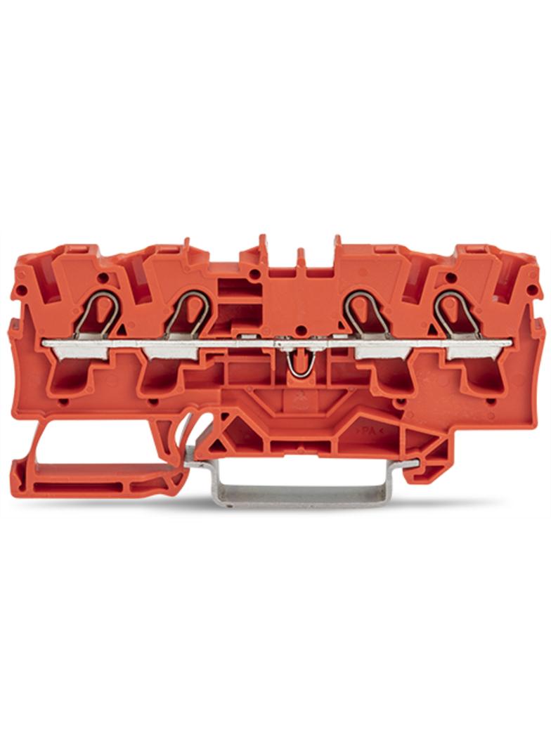 TOPJOBS złączka 4-przewodowa 4 mm2 pomarańczowa