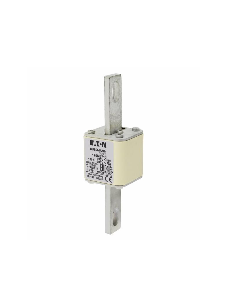 FUSE 125A 690V 1*FU/115 AR UC Wkładka szybka 125A AC 690V rozmiar 1 45x45x148 mm aR, 170M3713 EATON