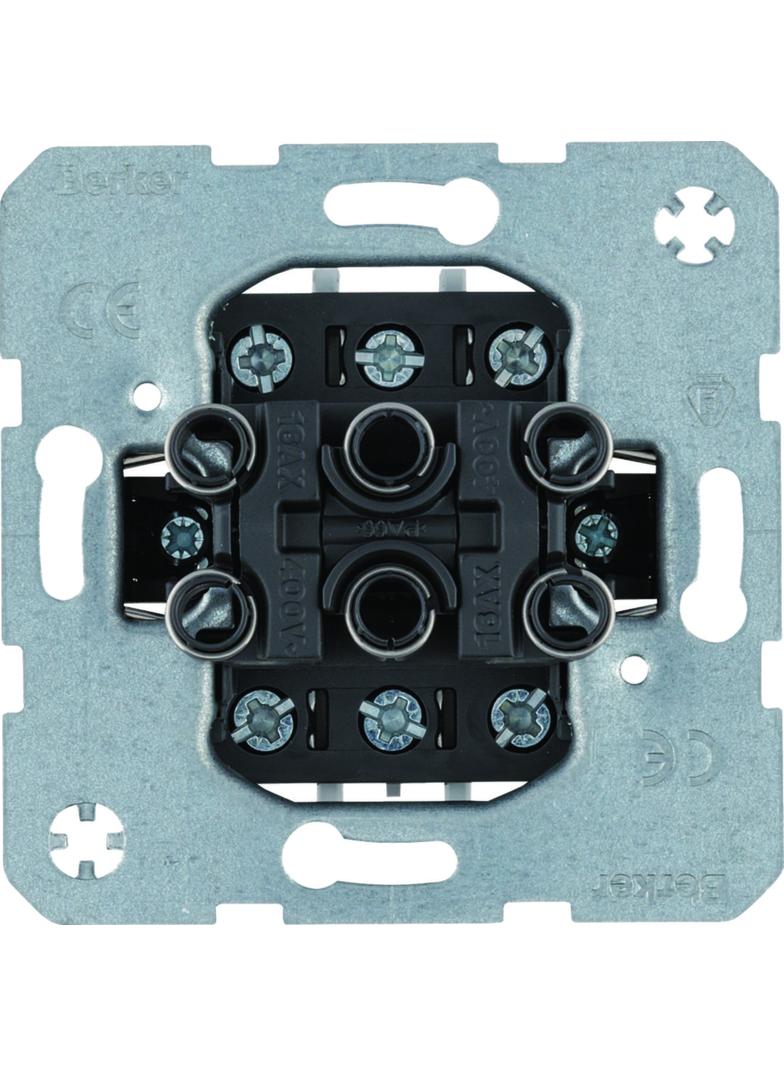 BERKER one.platform Łącznik 3-klawiszowy 3-krotny mechanizm zaciski śrubowe 533023 HAGER