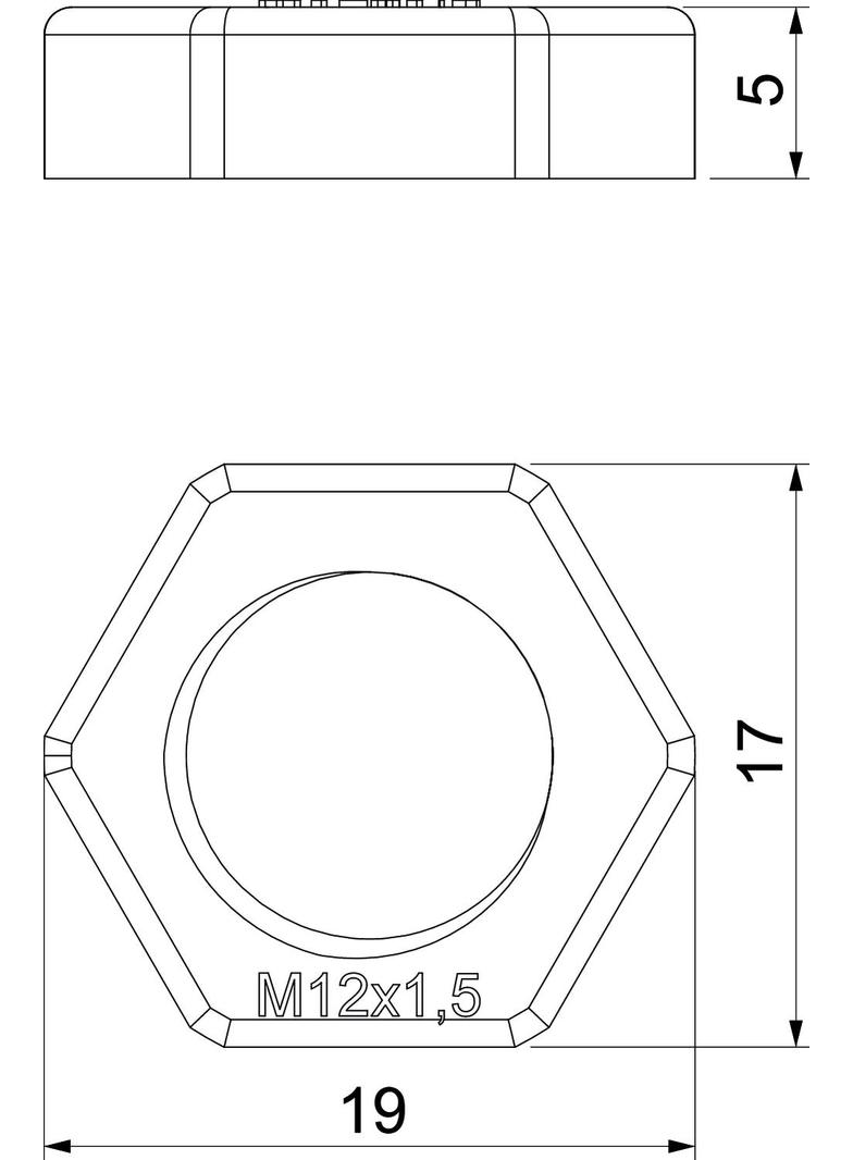 PRZECIWNAKRĘTKI M12X1,5 SR.SZ.