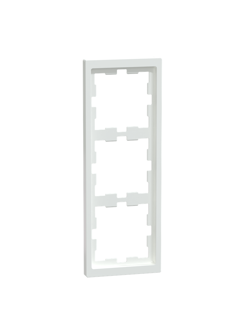 Merten D-Life, ramka 3-krotna, biały lotus