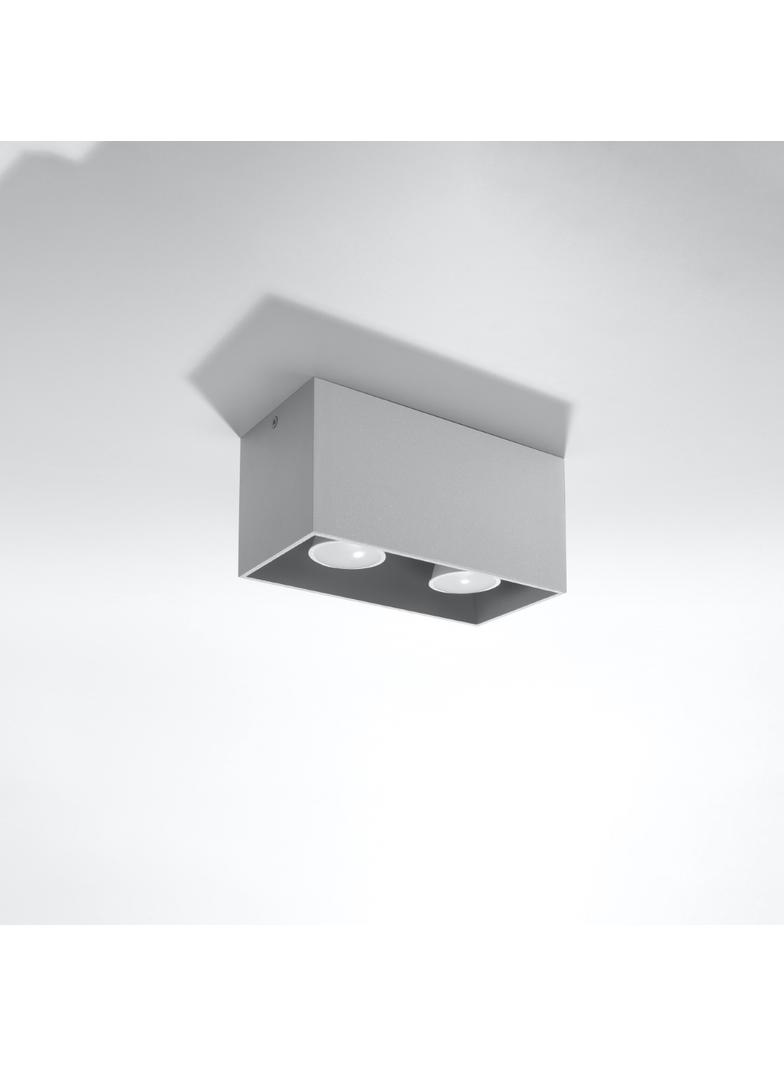Sollux Plafon QUAD MAXI szary SL.0382
