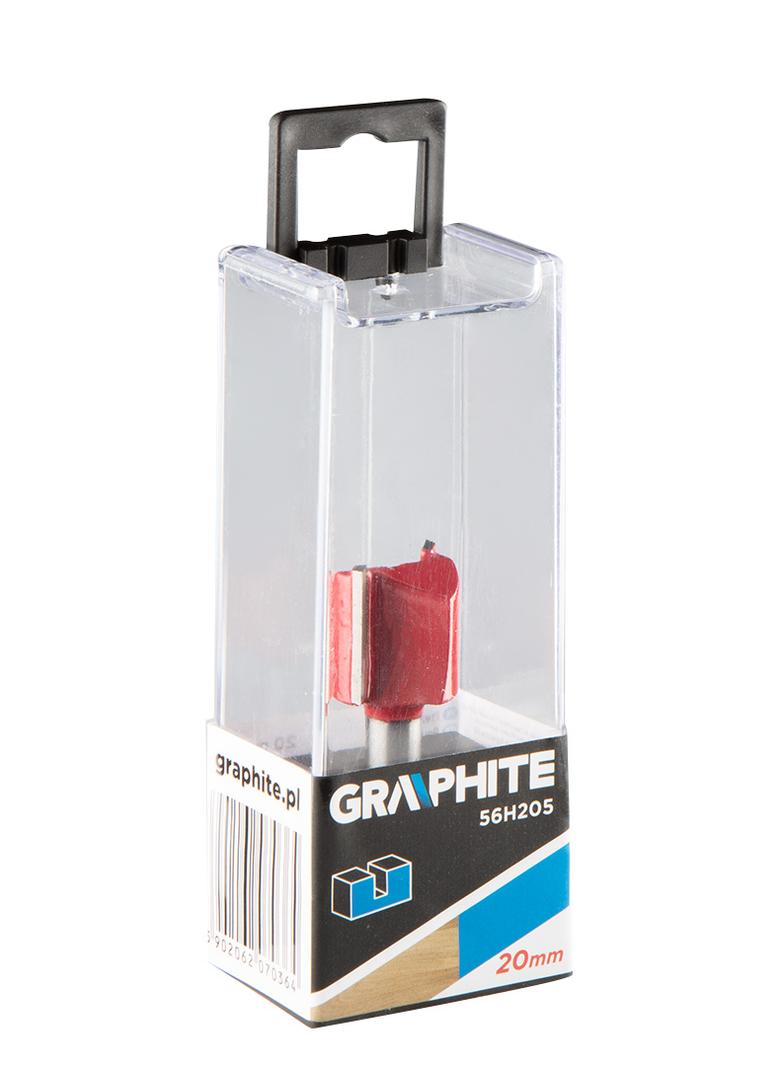 Frez palcowy dwuostrzowy, HM, 20 x 19 mm, trzpień 8 mm