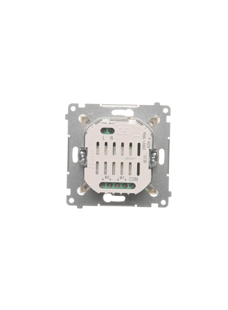Simon 54 Łącznik/Przycisk roletowy podwójny elektroniczny 230 V złoty mat DEZ2.01/44 KONTAKT