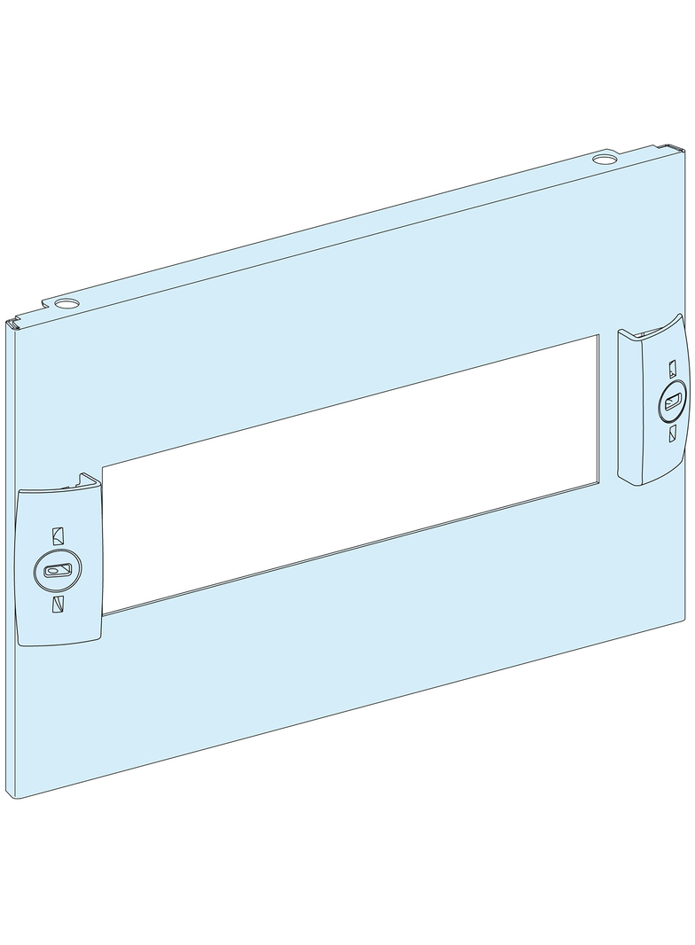 Rozdzielnice PrismaSet, płyta czołowa do aparatów modułowych 200mm przedział 300mm