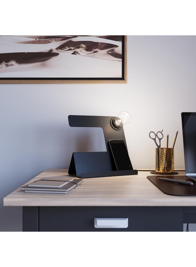 Sollux Lampa wisząca TULIP czarny SL.0667