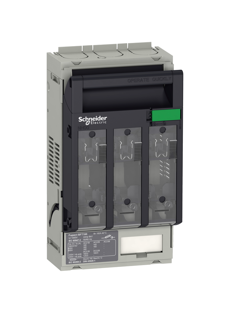 Rozłącznik skrzynkowy, FuPacT ISFT160FPAV, 3P, M8