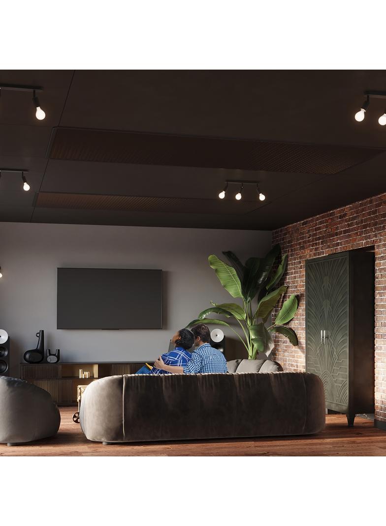 Sollux Kinkiet FORNES 1 czarny SL.1120