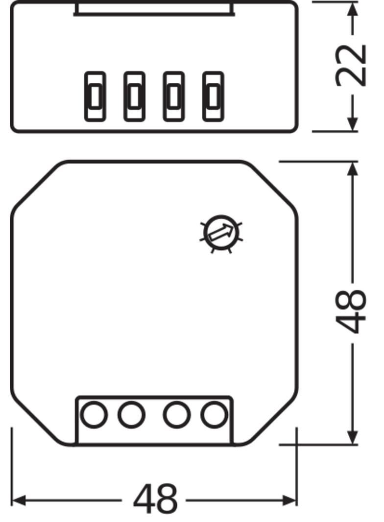 Sterownik DALI (sterowanie przyciskiem) DALI PCU Push Button Control Unit