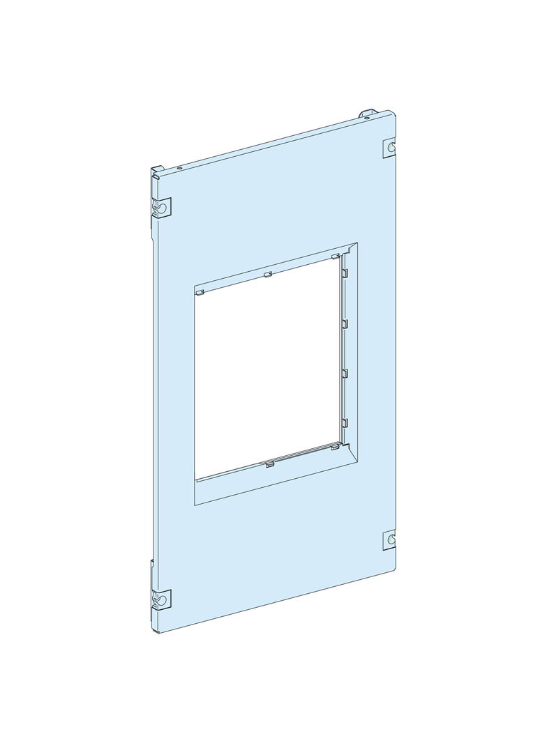 Rozdzielnice PrismaSet, płyta czołowa do pionowo na stałe NT 3P szerokość 400mm
