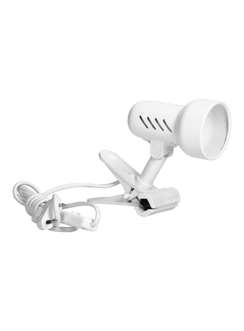 Kelly lampa biurkowa z klipsem 40W E14 stal + tworzywo biała DL-9/W ORNO