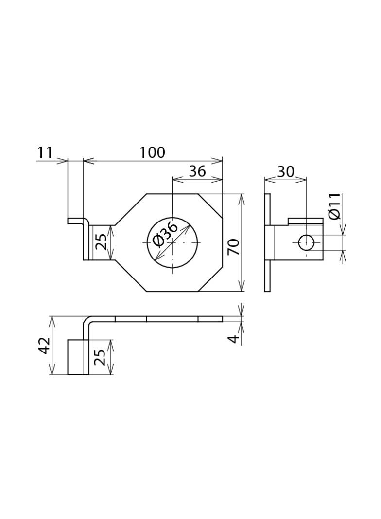 Kształtka przyłączeniowa wygięta