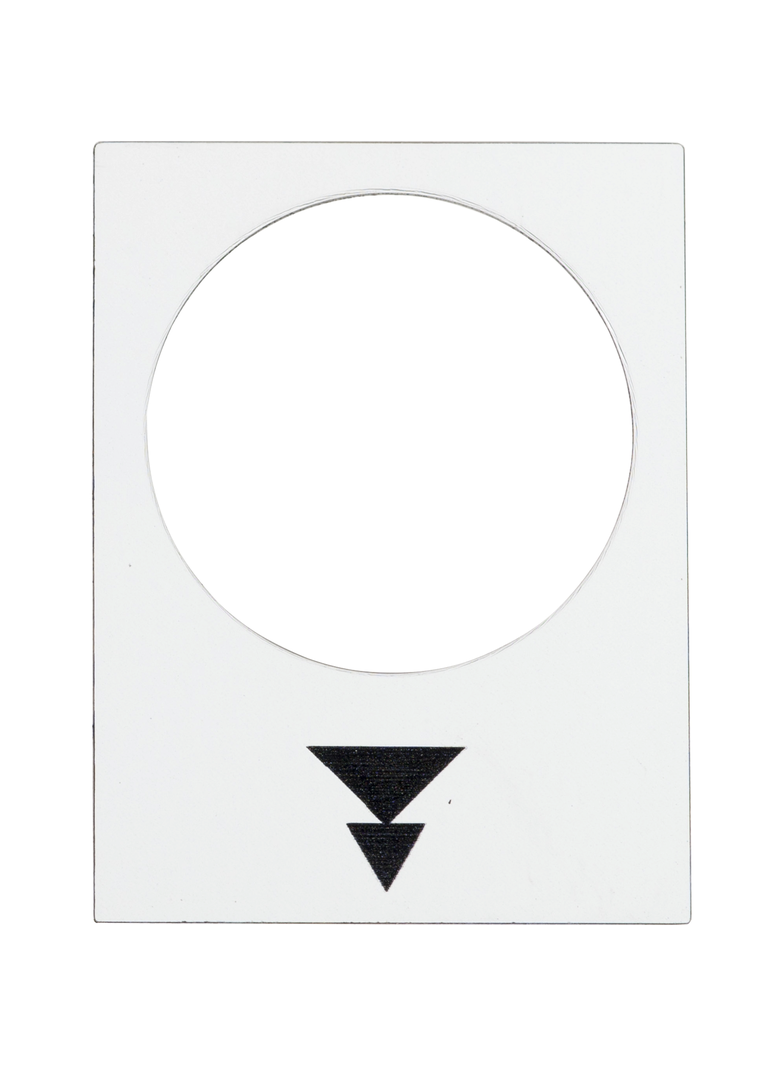 Harmony XAC Etykieta wymiary 30x40mm biała ZB2BY4953 Schneider