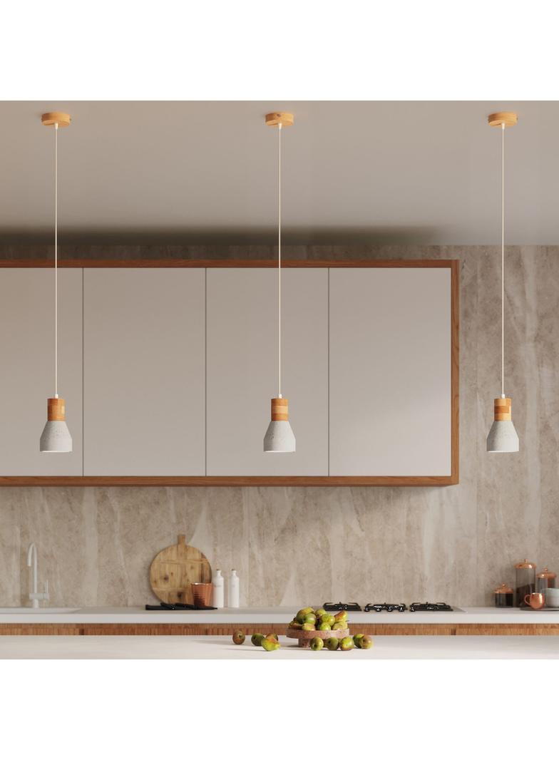 Sollux Lampa wisząca QUBIC szara