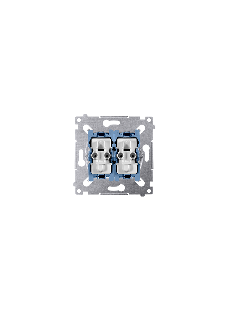 Simon 54 Łącznik krzyżowy podwójny (mechanizm) 10A 250V szybkozłączka SW7/2XM KONTAKT