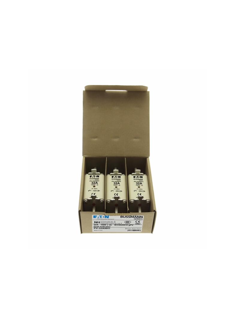 PV-355ANH3 Wkładka PV NH 355A 1000V DC PV rozmiar 3 podwójny wskaźnik PV-355ANH3 EATON