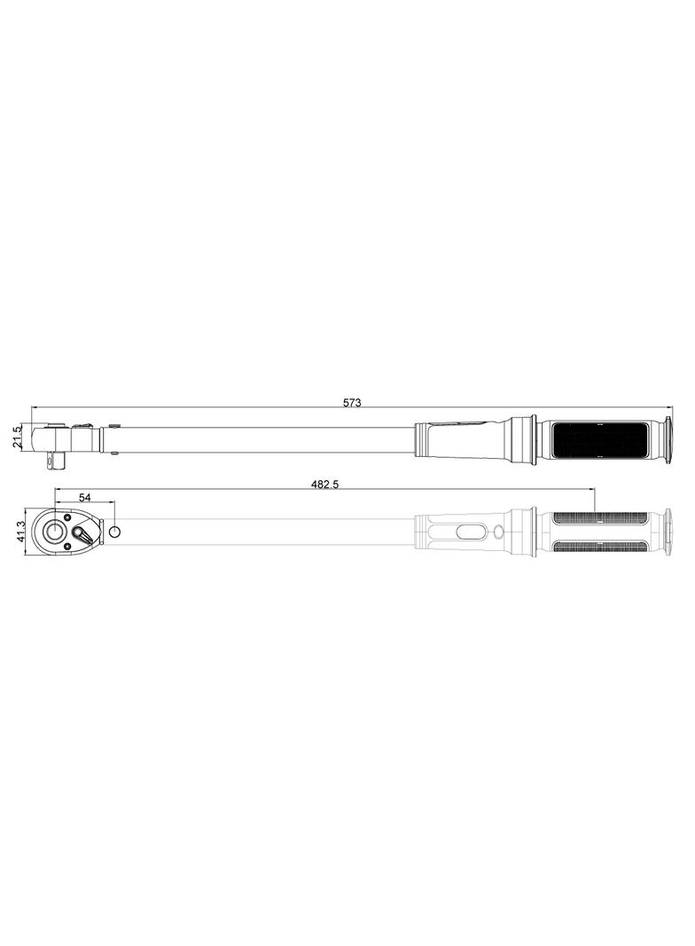 Klucz dynamometryczny 1/2", 60-350 Nm