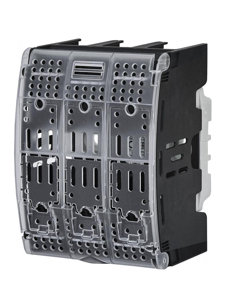 PTIP 00 M8-2P00 3p - Podstawa bezpiecznikowa z osłonami zacisków i pokrywą