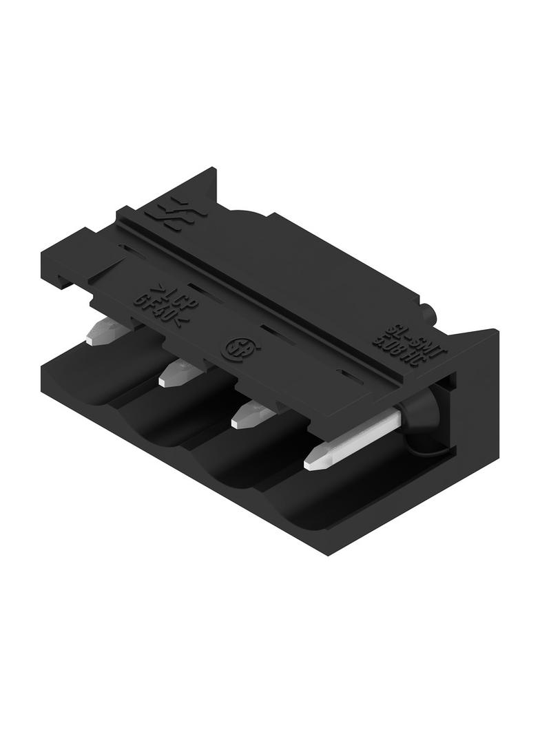 SL-SMT 5.08HC/04/90 1.5SN BK BX Wtyki PCB (złącza płyty), 5.08 mm, Liczba biegunów: 4, kąt odejścia: 90° /100szt./ 1774782001 WEIDMÜLLER