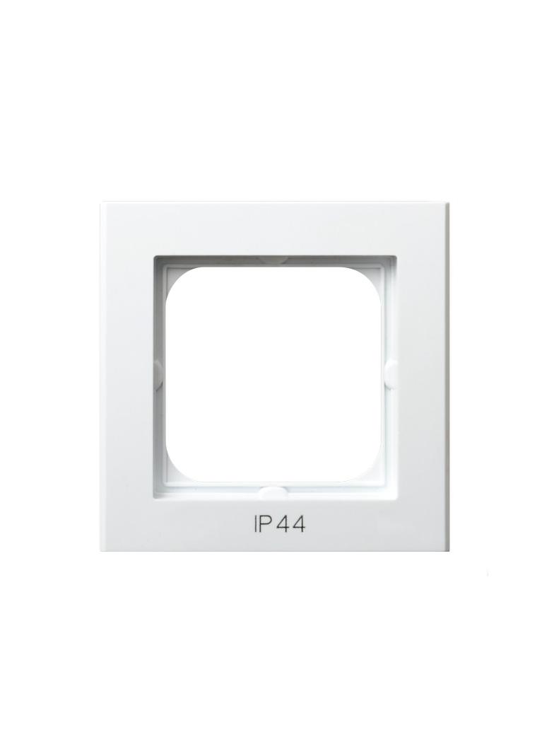 SONATA Ramka pojedyncza do łączników IP-44 - kolor biały