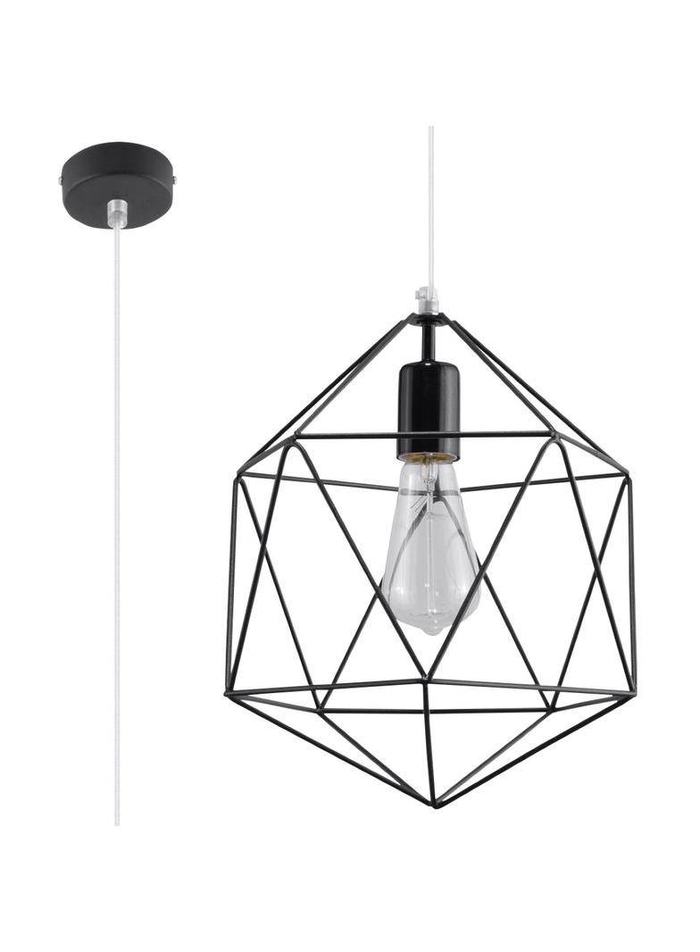 Sollux Lampa wisząca GASPARE czarna SL.0291