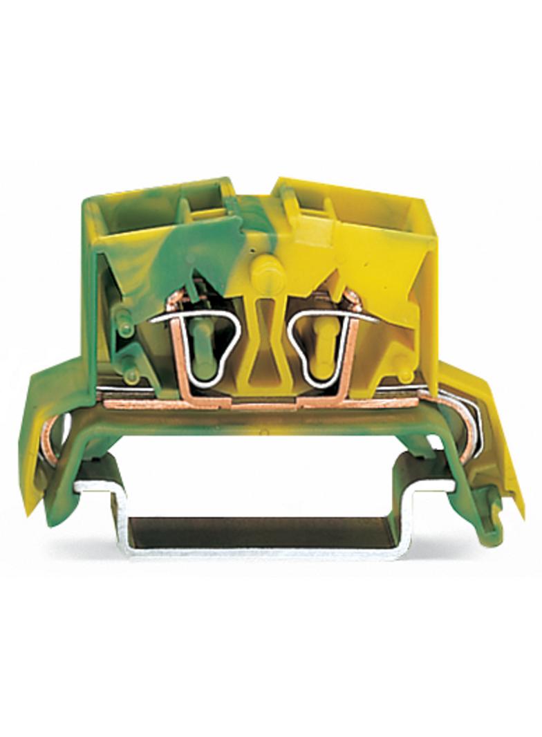 złączka PE 4-przewodowa 2,5 mm2 żółto-zielona