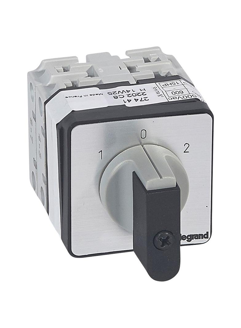 Przełącznik Krzywkowy 0-1-2 Pr21 25A 2P 027441 LEGRAND