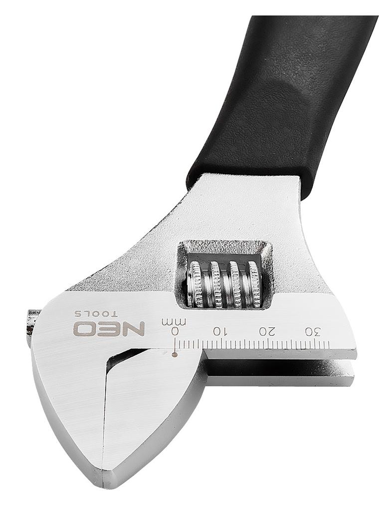 Klucz nastawny 250 mm, zakres 0-32 mm