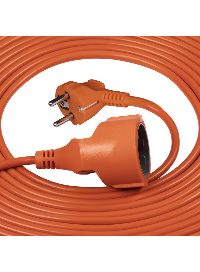 Przedłużacz ogrodowy jednogniazdowy Schuko, PVC 3x1mm2, długość 10m GES-1(GS)/10M ORNO