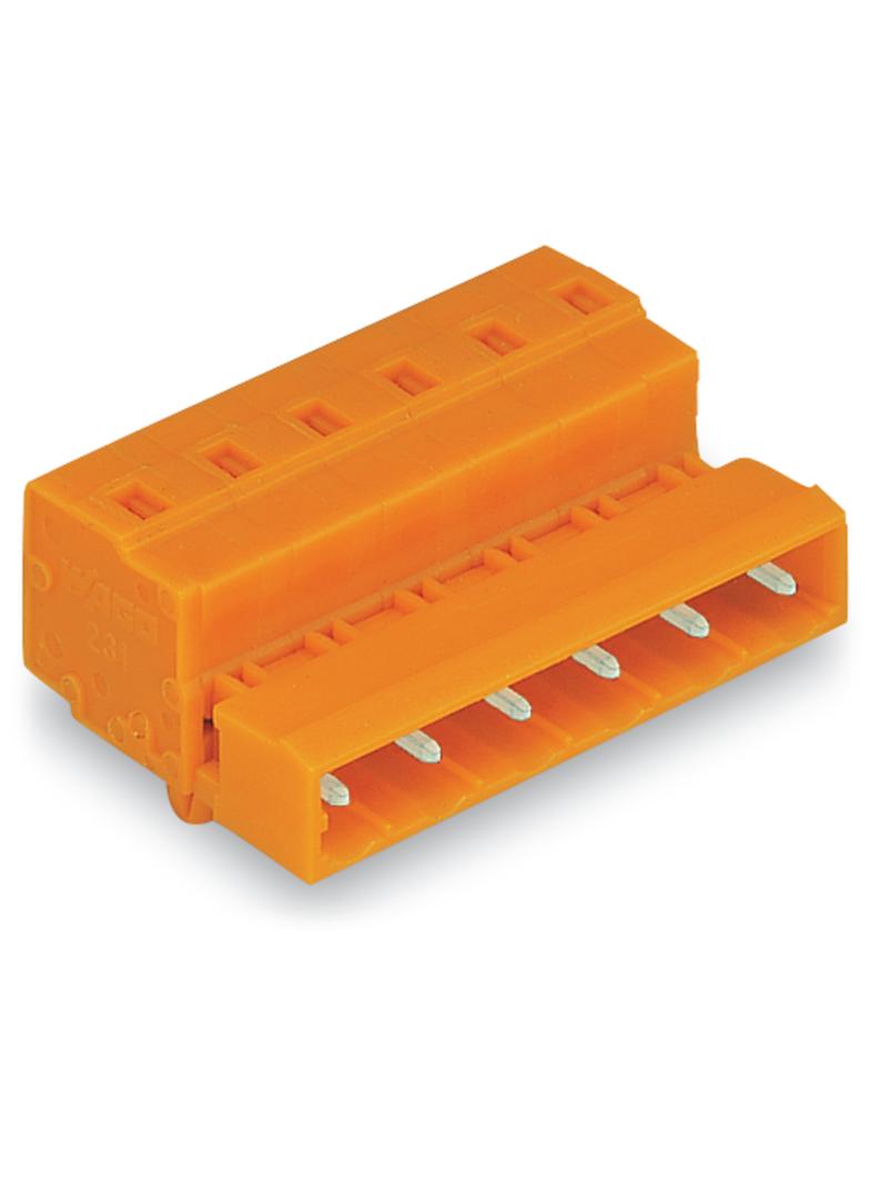 MCS-MIDI Classic wtyk 11-bieg. pomarańczowy raster 7,62 mm /25szt./ WAGO