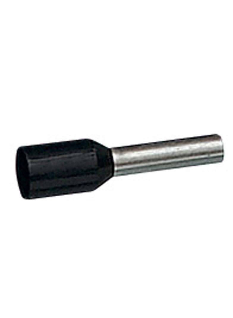 KOŃCÓWKA TULEJKOWA Z KOŁNIERZEM IZOL. 1.5MM2 DOSTARCZANA W PASKACH - CZARNA, Legrand