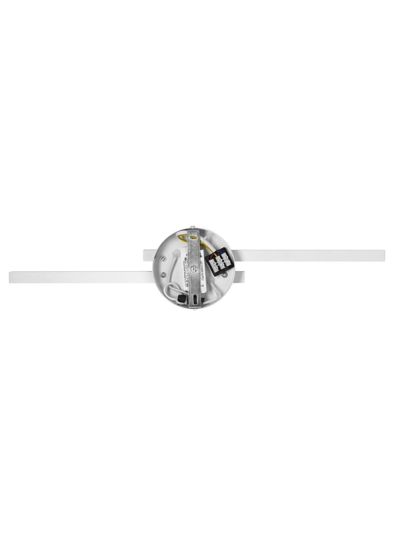 TEKANO LED 14W, lampa nad lustro, 1540lm, 4000K, IP44, dł. 55 cm, aluminium, biała