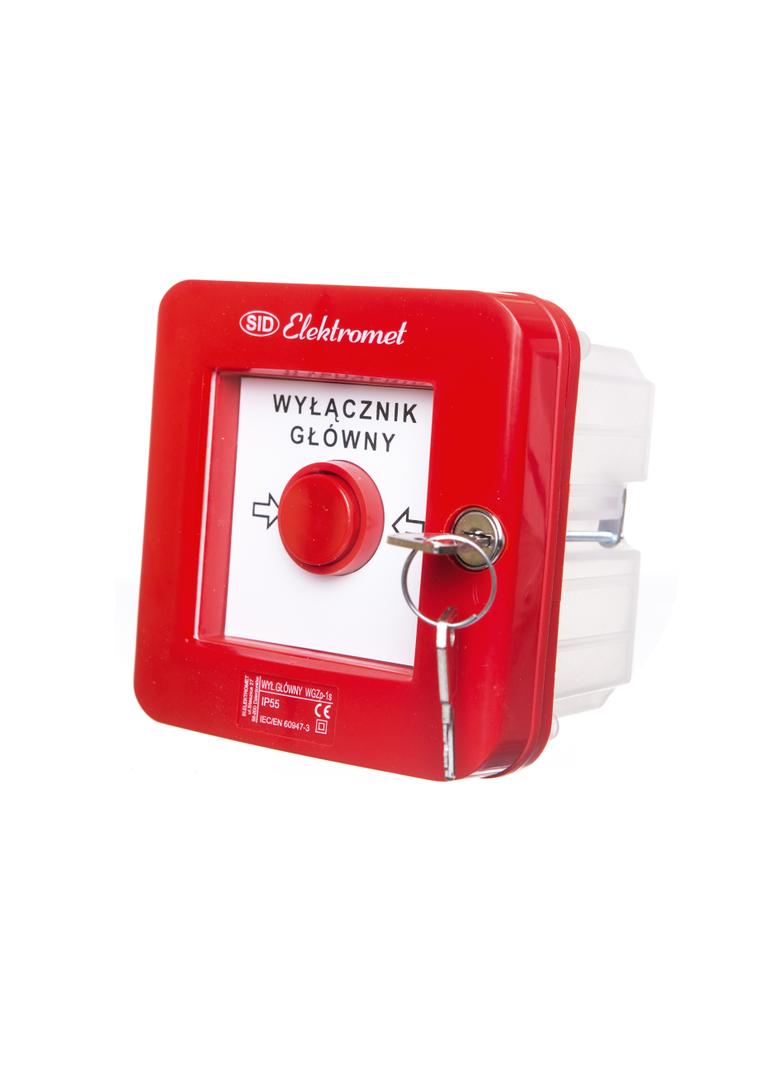 Wyłącznik alarmowy samoczynny p/t zamek WGZp-1s 921540 ELEKTROMET