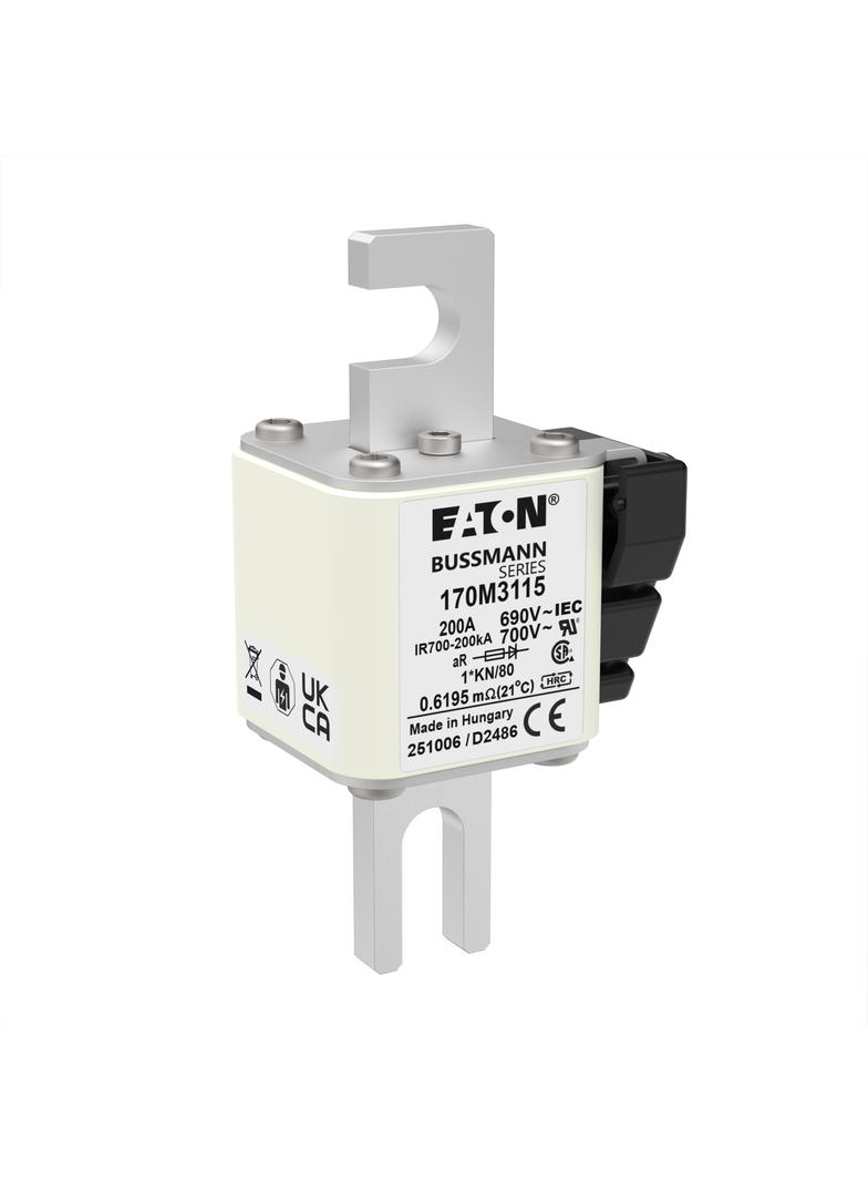 200A 690V 1*KN/80 aR INDICATOR FUSE Wkładka szybka 200A AC 690V compact DIN 1 45x59x104 mm 170M3115