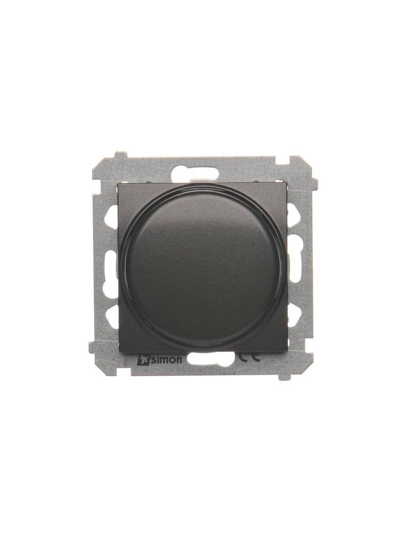 Simon 54 Ściemniacz obrotowy do LED ściemnialnych 230 V 2–250 W antracyt. Maksymalna ilość zródeł LED - 10 szt. DS9L.01/48 KONTAKT