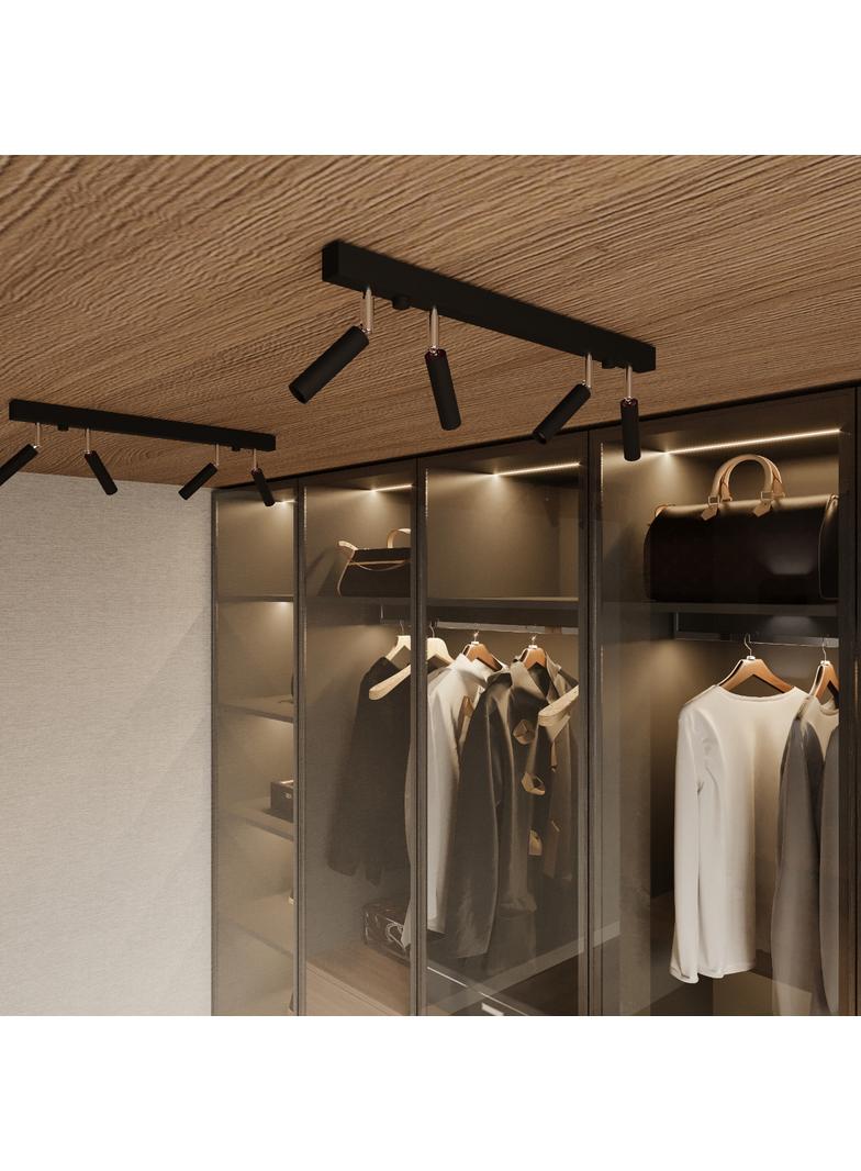 Sollux Plafon EYETECH 4 czarny SL.0900