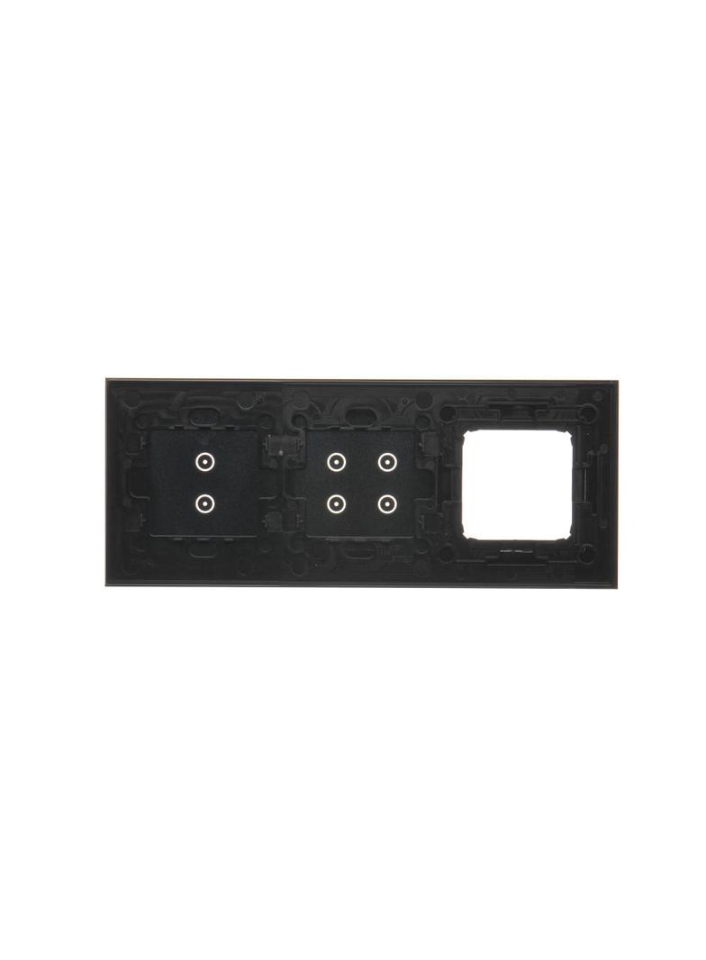 Simon 54 Touch Panel dotykowy S54 Touch 3 moduły 2 pola dotykowe pionowe + 4 pola dotykowe + 1 otwór na osprzęt S54 zastygła lawa DSTR3340/73 KONTAKT