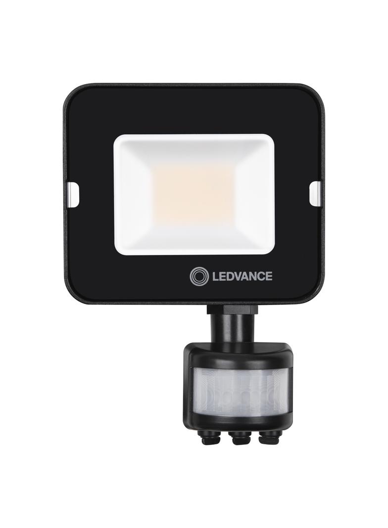 Naświetlacz LED FLOOD COMPACT SENSOR V 20W 830 SYM 100 BK 4058075575264 LEDVANCE