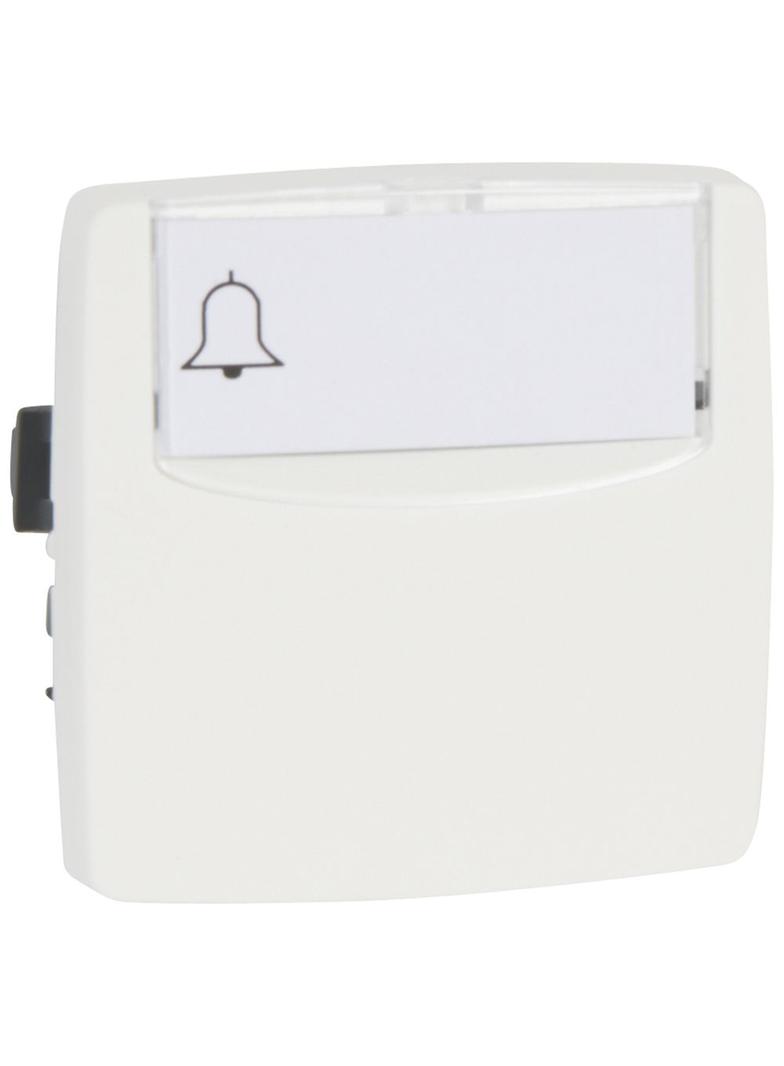 OTEO PRZYCISK JEDNOBIEGUNOWY Z ETYKIETĄ BIAŁY 6A-250V~, Legrand