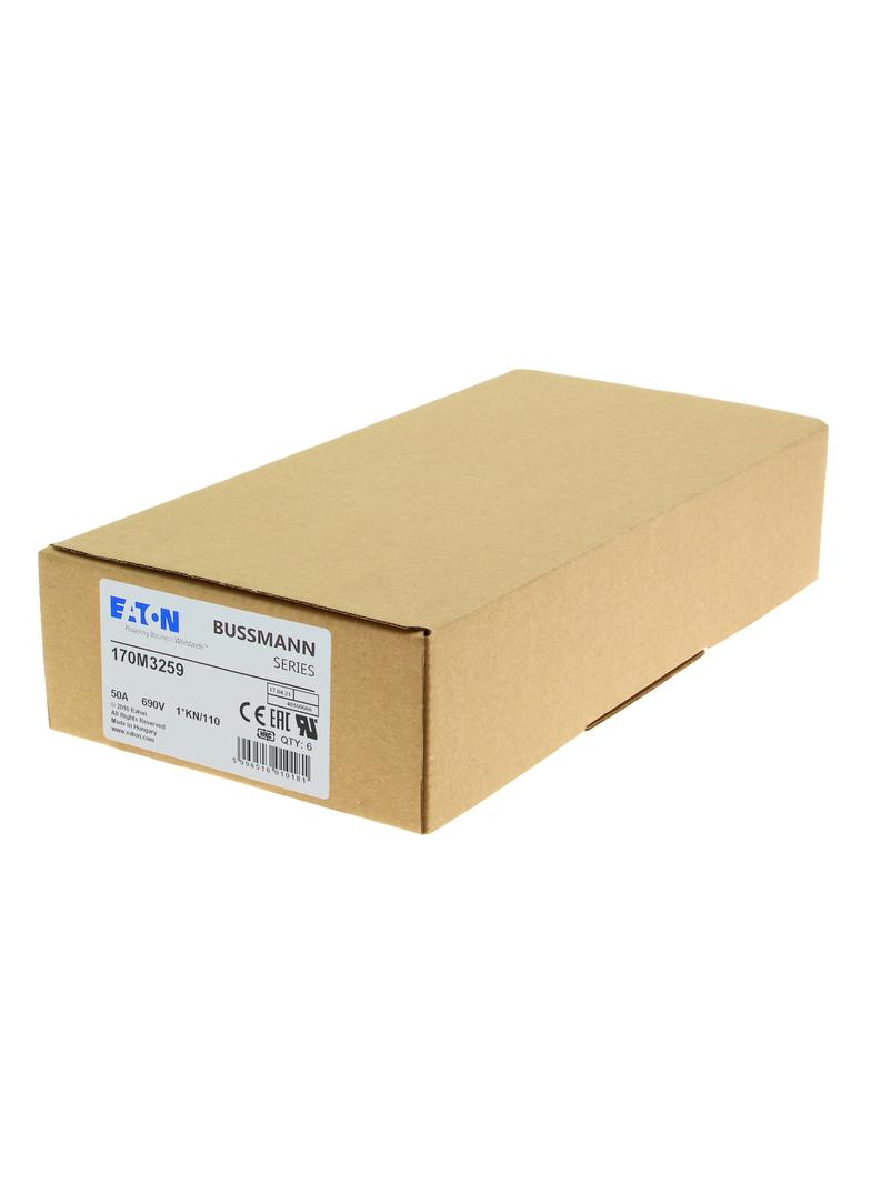 50A 690V 1*KN/110 aR INDICATOR FUSE Wkładka szybka 50A AC 690V compact DIN 1 45x58x134 mm, 170M3259