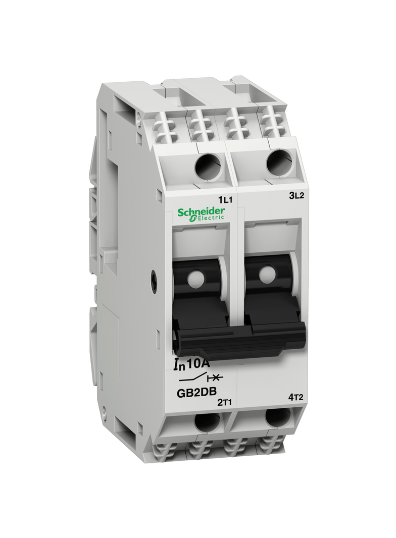 Wyłącznik silnikowy miniaturowy GB 8A 2P