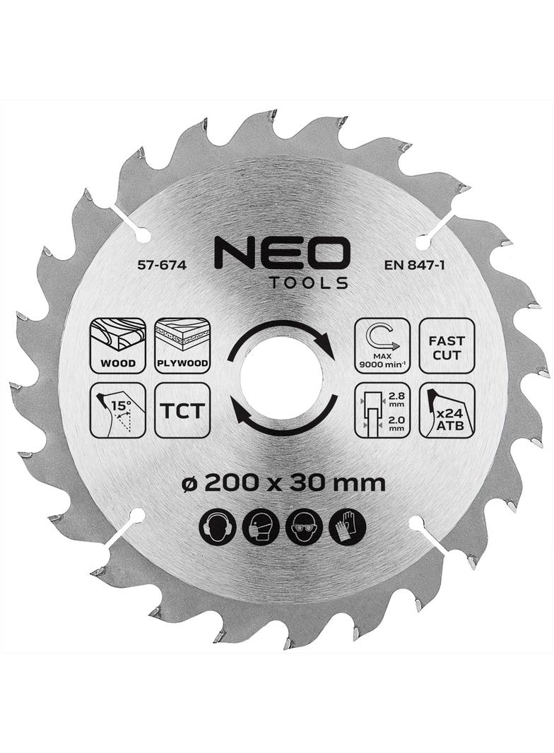 Tarcza do pilarki, widiowa, 200 x 30 mm, 24 zęby