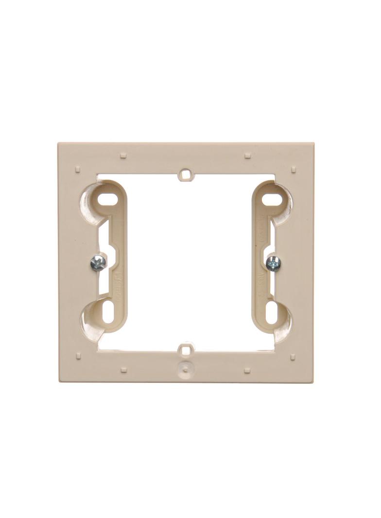 Simon 54 Premium Puszka natynkowa 1-krotna do ramek PREMIUM. Głębokość 35mm kremowy