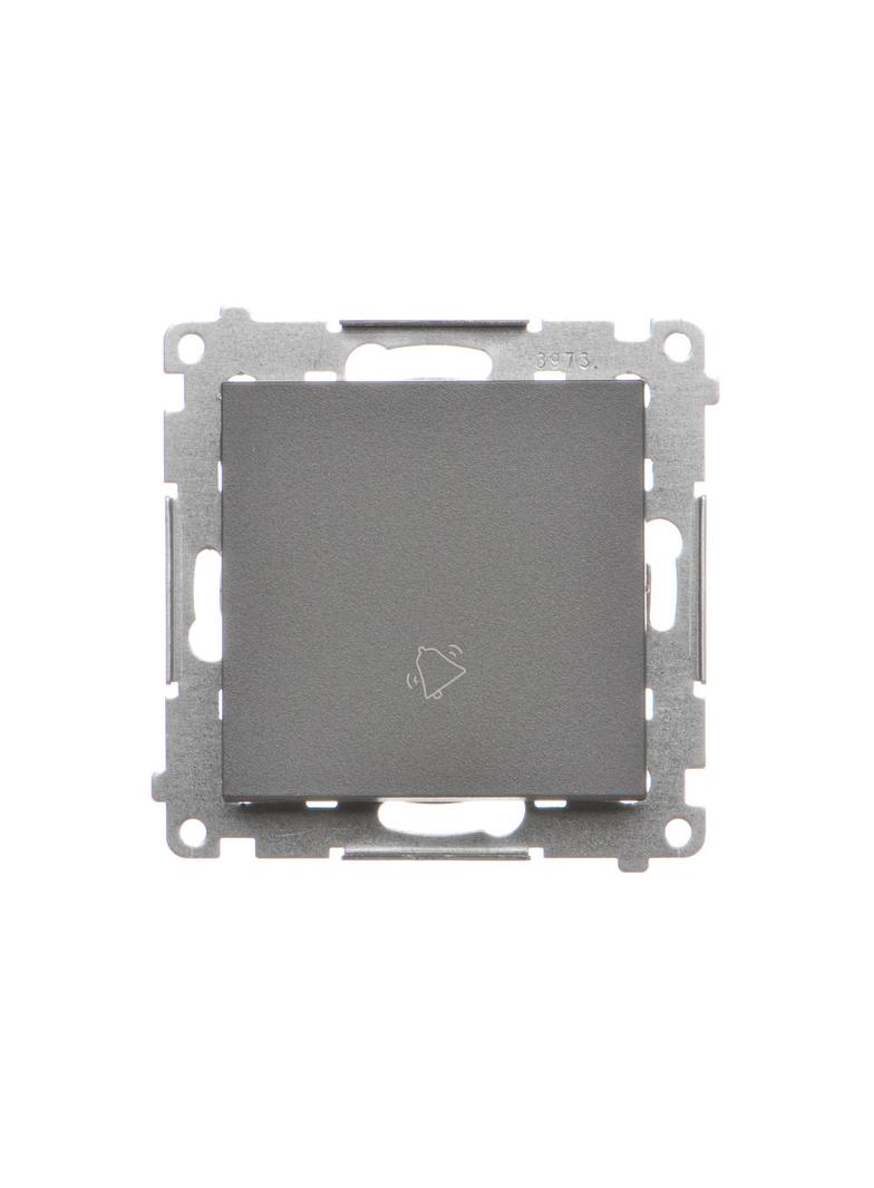 Simon 55 Przycisk zwierny /dzwonek/ szybkozłączka Grafitowy mat