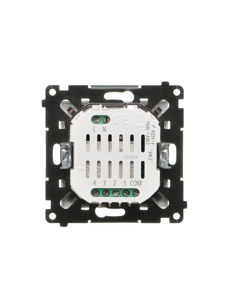 Simon 55 Łącznik/Przycisk zwierny 4-krotny elektroniczny Biały mat TEW4.01/111 KONTAKT
