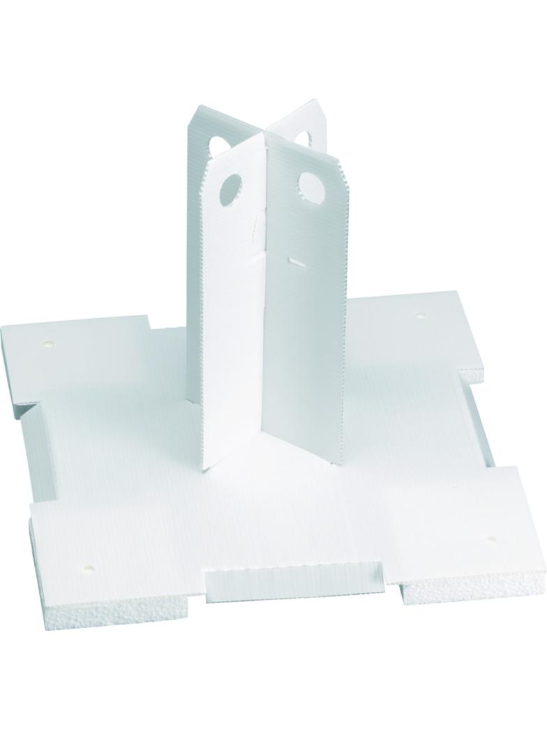 tehalit.UK Podstawa / szablon do systemu szalunkowego 350x350mm PP SEGT350 HAGER